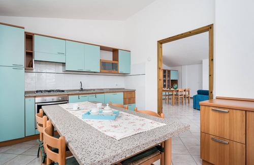 Sas Linnas Siccas Apartamento | Apartamento 'La Vela Blu' con piscina compartida, Wi-Fi y aire acondicionado