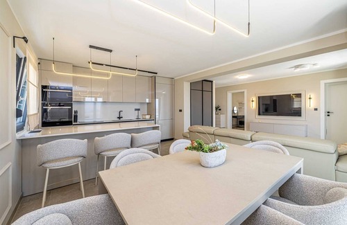 Municipality of Omisalj Apartamento | Apartment LAMAR with private pool and sea view
