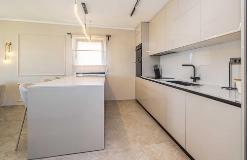 Municipality of Omisalj Apartamento | Apartment LAMAR with private pool and sea view