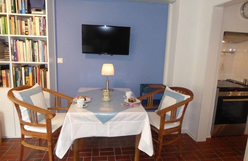Bad Zwischenahn Apartamento | Apartamento "Landhaus im Grünen" - App. "Casa de campo en el campo", ducha.