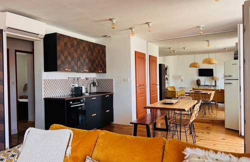 Soorts-Hossegor Apartamento | Apartment, large terrace with sea view, air conditioning, 100M from Hossegor beach.
