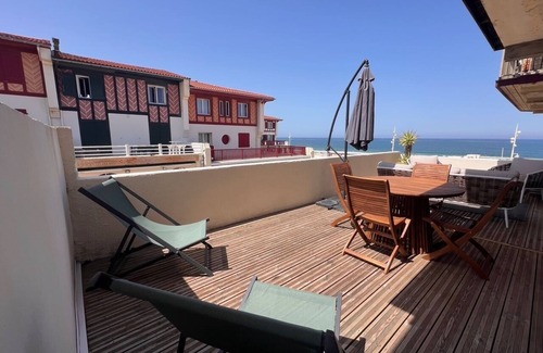Soorts-Hossegor Apartamento | Apartment, large terrace with sea view, air conditioning, 100M from Hossegor beach.