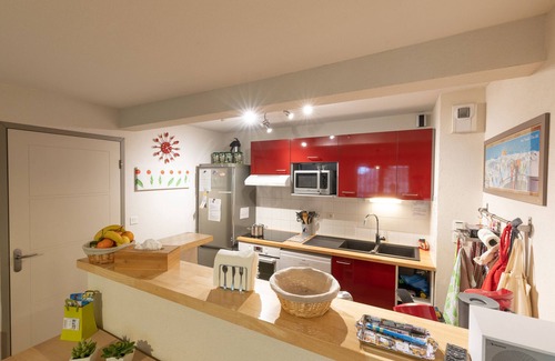 Sers Apartamento | Apartamento 'Le Bois De Marie' con vistas a la montaña, terraza privada y Wi-Fi