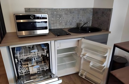 Les Adrets Apartamento | Apartamento 'Le May'hé - Estudio Cabina y Balcón' con Vista a la Montaña y Balcón