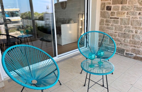 Le Fort Bloque Apartamento | Apartamento 'Le Nid De Keragan' con vistas al mar, terraza privada y Wi-Fi
