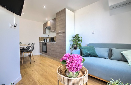 Montagne Apartamento | Apartamento 'Le Nid Du Charmant' con jardín privado, Wi-Fi y aire acondicionado