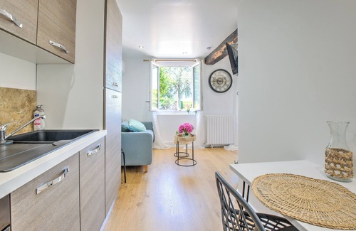 Montagne Apartamento | Apartamento 'Le Nid Du Charmant' con jardín privado, Wi-Fi y aire acondicionado