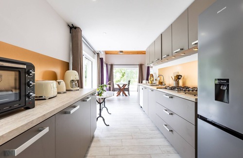 Queyrac Apartamento | Apartamento 'Le Panoramique Du Lac D'isachris' con vistas al lago