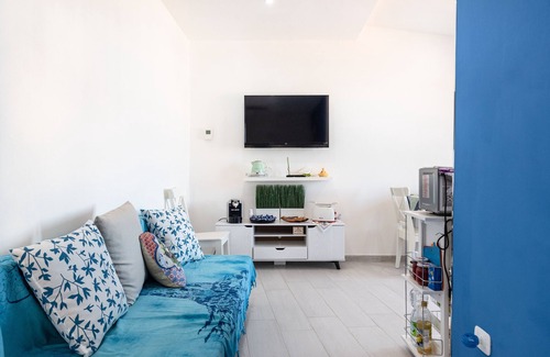 San Leone Casa | Apartamento Le Primule, apto para mascotas, con vistas al mar y balcón