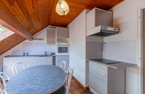 Trevignin Apartamento | Apartamento "le Revard", parte del chalet "Le Pré Charville" con vistas a la montaña y Wi-Fi