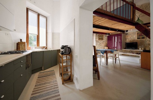 Gavorrano Apartamento | Apartamento 'Limone Loft' con terraza privada y aire acondicionado