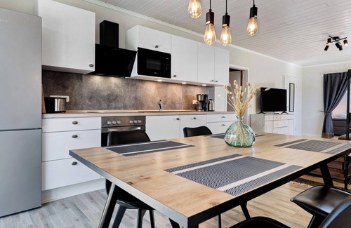 Schleswig-Holstein North Sea Coast Apartamento | Apartamento 'Links' con terraza privada y jardín privado