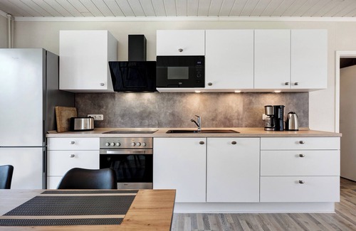 Schleswig-Holstein North Sea Coast Apartamento | Apartamento 'Links' con terraza privada y jardín privado