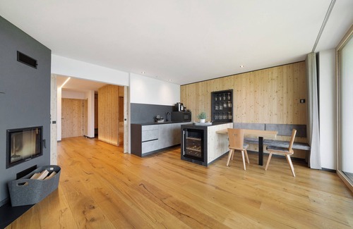 Salonetto Apartamento | Apartamento «Lodge Lavendel» con vistas a la montaña, terraza privada y sauna privada
