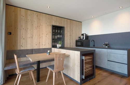 Salonetto Apartamento | Apartamento 'Lodge Rosmarin' con vistas a la montaña, sauna privada y bañera de hidromasaje