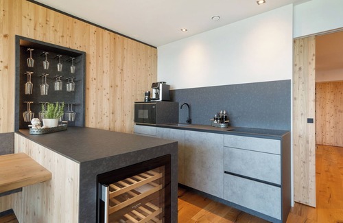Salonetto Apartamento | Apartamento 'Lodge Rosmarin' con vistas a la montaña, sauna privada y bañera de hidromasaje