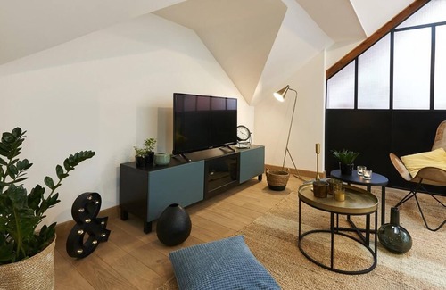 Epernay Apartamento | Loft Maia-Apartamento-De Lujo-Baño con bañera