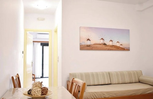 Merichas Apartamento | Apartamento 'Manolika Studio 5' con vistas al mar, Wi-Fi y aire acondicionado