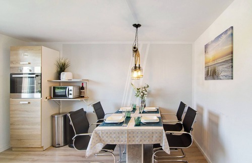 Heppens Apartamento | Apartamento "Mansarde" cerca del mar con Wi-Fi