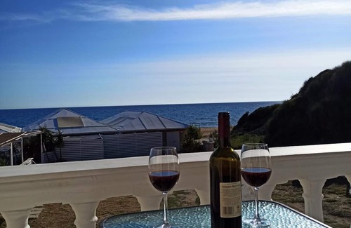 Marathias Apartamento | Apartamento 'Marathias 5001' con vistas al mar, Wi-Fi y aire acondicionado