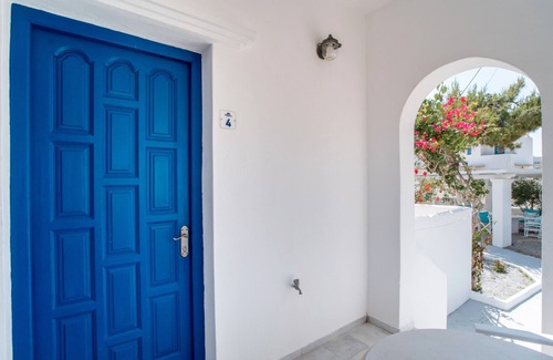 Mikri Vigla Apartamento | Apartamento 'Maroulis Studios - Studio 4' con jardín privado, Wi-Fi y aire acondicionado