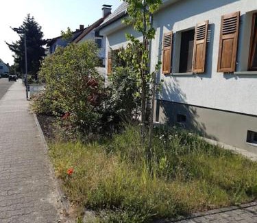Altlussheim Apartamento | Apartment mit Innenhof, Rasen und Parkplatz