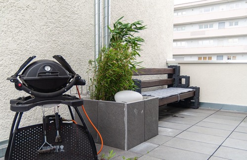 Neu-Ulm Casa | Apartment mit Zugang zur Dachterrasse für bis zu 4 Personen