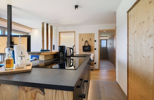 Salonetto Apartamento | Apartamento 'Moarhof Salbei' con vistas a la montaña, terraza privada y Wi-Fi