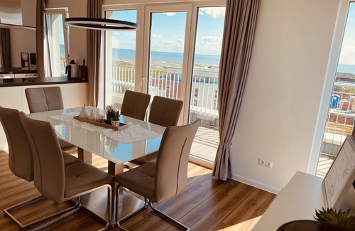 Schillig Apartamento | Apartamento 'Moin Mehrblick' cerca de la playa con terraza y Wi-Fi