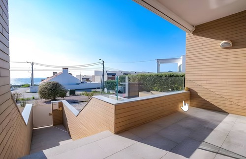 Caminha Apartamento | Apartamento 'Moledo Con Piscina Privada A' con Vista al Mar, Piscina Privada y Wi-Fi