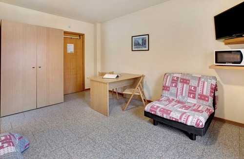 Valdisotto Apartamento | Apartamento "Monolocale Iris 1" con vistas a la montaña, balcón y Wi-Fi