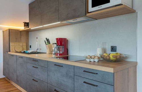 Castelrotto Apartamento | Apartamento 'Morodeserhof Apt Bühlen 1' con vistas a la montaña, terraza compartida y Wi-Fi