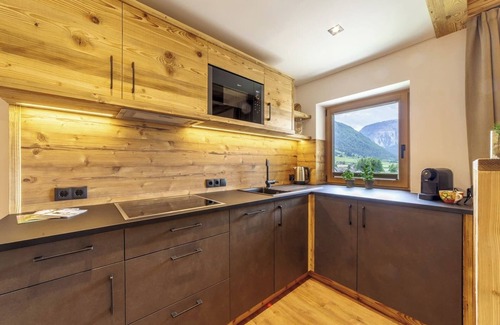 Resia Apartamento | Apartamento 'Mühlanderhof Apt Piz Lad' con vistas al lago, terraza compartida y Wi-Fi