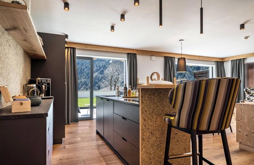 Valles Apartamento | Apartamento "Mulin Hilda" junto a la estación de esquí con vistas a la montaña, sauna y jardín