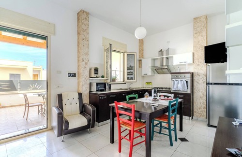 Montesano Salentino Apartamento | Apartamento 'Nonna Rosa' con terraza privada, Wi-Fi y aire acondicionado