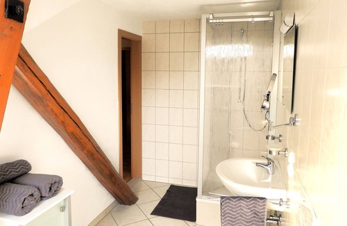 Mainz-Bingen Apartamento | Apartment Nahe with 40 square meters, 1 bedroom, 1 living room/bedroom, max. 4 people
