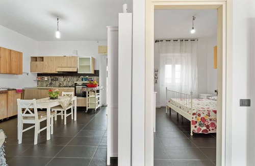 Arbus Apartamento | Apartamento "Nonna Gina" con vistas a la montaña, terraza privada y aire acondicionado