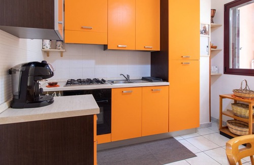 Vittoria Apartamento | Apartamento 'nuovo Vittoria' con terraza y aire acondicionado