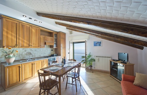 San Michele Apartamento | Apartamento - Costa de Amalfi Furore "puesta del sol"