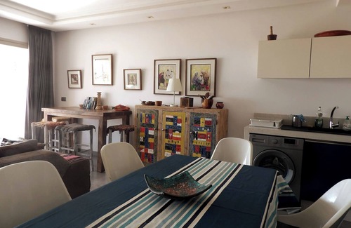 Essaouira Coast Apartamento | Apartamento en la cornisa con vista al mar en Essaouira