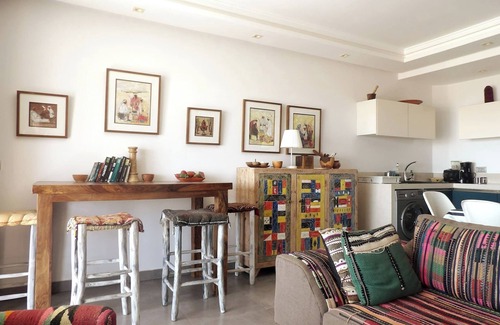 Essaouira Coast Apartamento | Apartamento en la cornisa con vista al mar en Essaouira