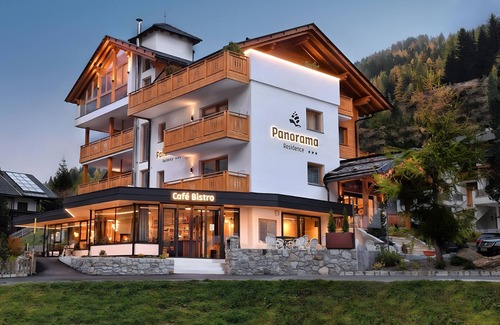 Plan Apartamento | Apartamento 'Panorama - Die Panoramasuite Lll' con vistas a la montaña, terraza compartida y Wi-Fi