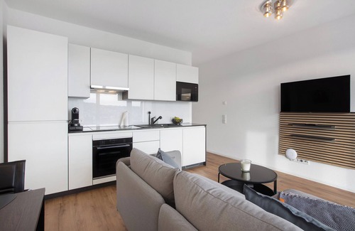 Loerrach Apartamento | Apartamento 'Panoramablick' con vistas a la montaña, terraza privada y Wi-Fi