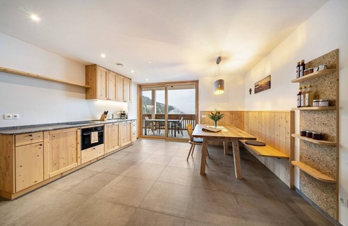 Meltina Apartamento | Apartamento 'Parliflhof Salten' con vistas a la montaña, jardín compartido y Wi-Fi