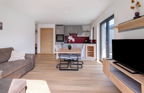 Castelbello-Ciardes Apartamento | Apartamento 'Pia' con vistas a la montaña, Wi-Fi y aire acondicionado