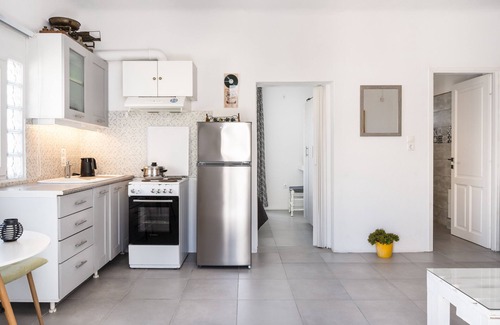 Vourvoulos Apartamento | Apartamento 'Psarrou Residence' con vistas al mar, Wi-Fi y aire acondicionado