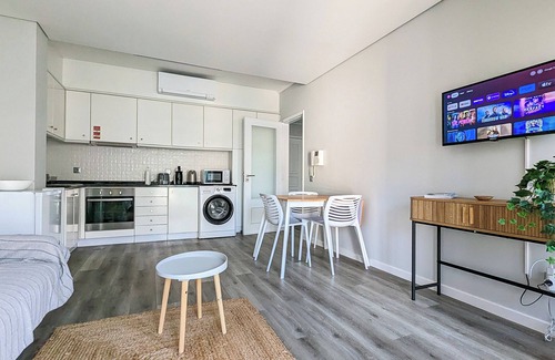 Costa Nova do Prado Apartamento | Apartamento 'Costa Nova Ocean View' con vistas al mar, Wi-Fi y aire acondicionado.