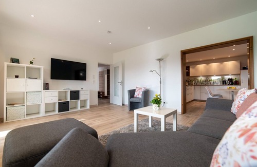 Kappelrodeck Apartamento | Apartamento 'Pusteblume' con terraza privada y Wi-Fi