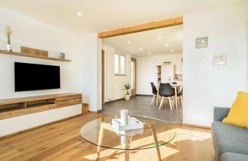 Neukirch Apartamento | Apartamento 'Pusteblume' con vistas a la montaña, terraza y Wi-Fi