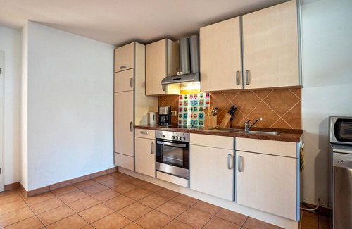 Ladebow Apartamento | Apartamento 'Reinhards' con terraza privada, jardín privado y Wi-Fi